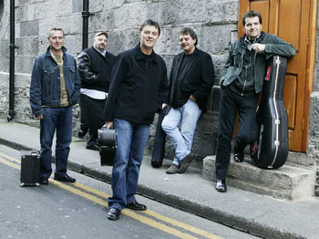 Picture of Four Men And A Dog