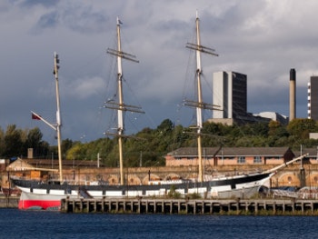 The Tall Ship At Glasgow Harbour