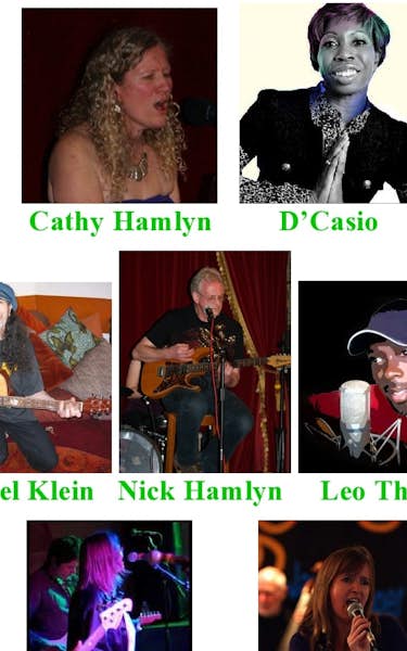 Cathy Hamlyn, Hannah Crown, D'Casio, Michael Klein, Nick Hamlyn, Leo Thomas, Lisa Dimond