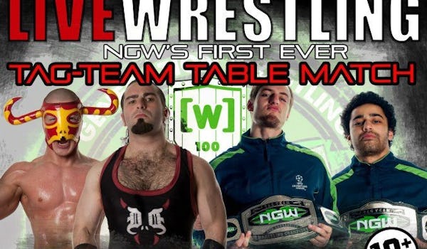 Live Wrestling Show Brought To You By NGW / Wolfpack Preshow / Tag Team Table Main Event 