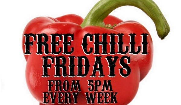 Free Chilli Friday @ Three Sugar Loaves
