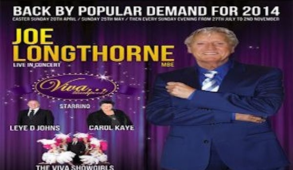 Joe Longthorne, Leye D Johns & The VIVA Showgirls