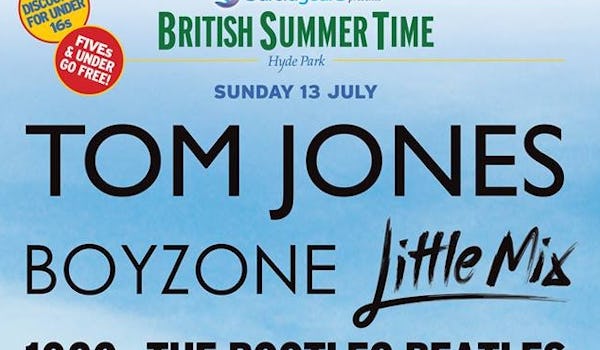 Tom Jones, Boyzone, Little Mix, 10cc, The Bootleg Beatles, Troy, Go!Go!Go!, Hello Kitty