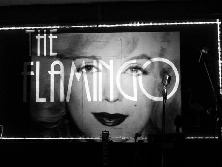 The Flamingo On The Pond