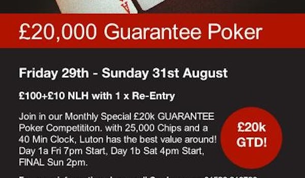 Monthly Special Poker Tournament
