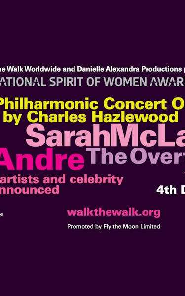 Sarah McLachlan, Peter Andre, The Overtones, Royal Philharmonic Concert Orchestra