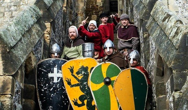 Normans And Crusaders In The Keep 