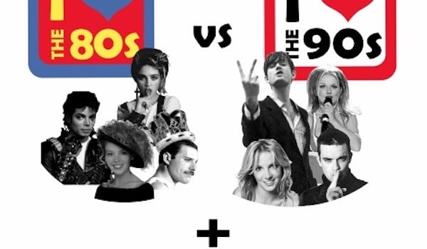 I Love The 80s vs I Love The 90s + Silent Disco New Years Eve Party