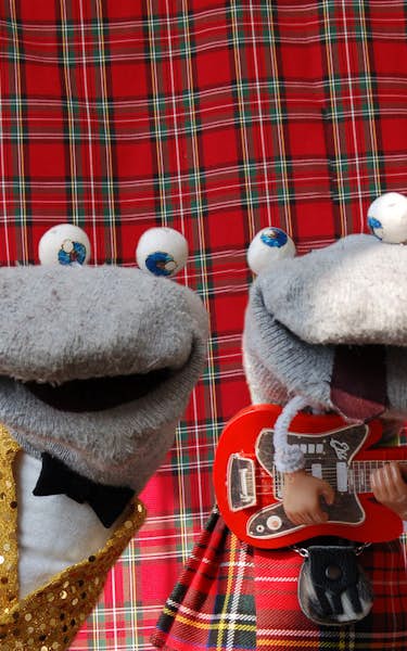 The Scottish Falsetto Sock Puppet Theatre, Charlie Smith, Col Howarth, Paul James (2)