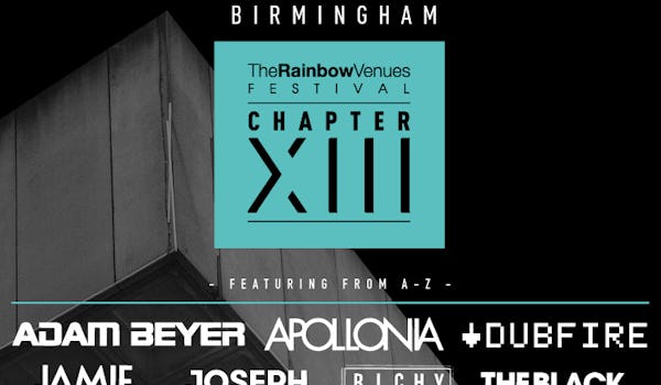 The Rainbow Venues Festival Chapter XIII 