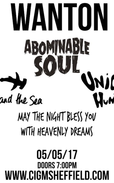 Abominable Soul, Steve And The Sea, Unicorn Hunters, May The Night Bless You With Heavenly Dreams