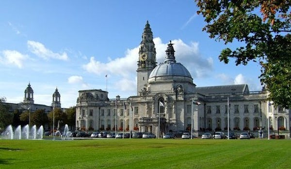 Cardiff City Hall Lawn