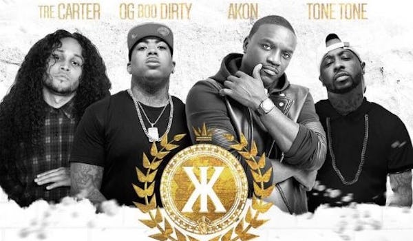 Akon, Tre Carter, OG Boo Dirty, Tone Tone