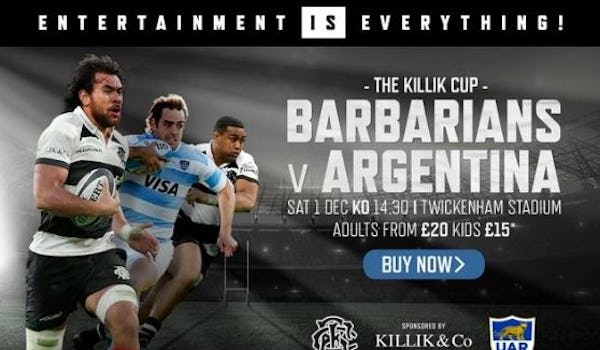 The Killik Cup - Barbarians V Argentina