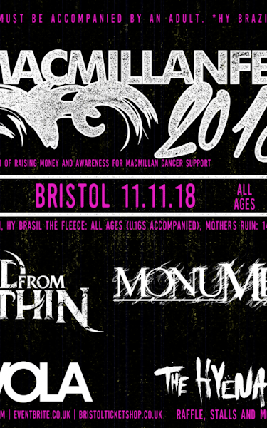 Bleed From Within, Monuments, Vola, The Hyena Kill