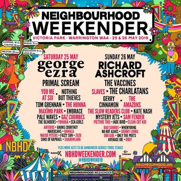 Neighbourhood Weekender 2025 Lineup Announcement