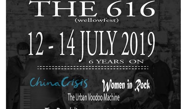 Elephant Trees, China Crisis, Holy Moly & The Crackers, The Urban Voodoo Machine, The Whiskey Rebellion, The Sweetchunks Band, Hannah Paris, Blitz, The Dandylions, Women In Rock
