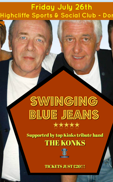 The Swinging Blue Jeans, The Konks, geoff dorsett