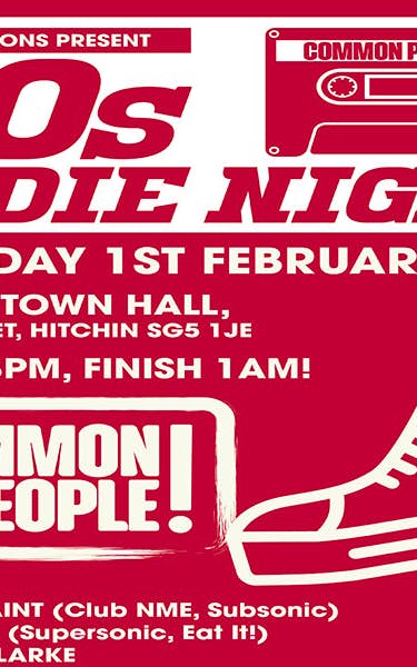Common People - 90's Indie Night - Hitchin