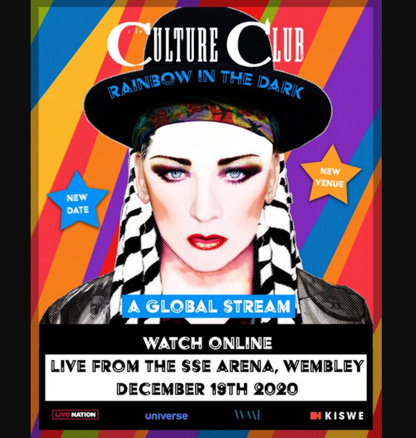 Culture Club - Rainbow In The Dark: Live Stream From SSE Arena, Wembley