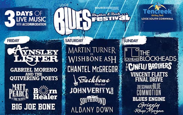 Looe Blues, Rhythm & Rock Festival 2021