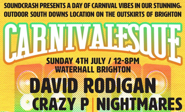 Carnivalesque feat. David Rodigan, Crazy P, Nightmares on Wax and more