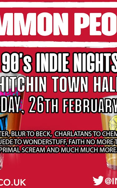 Common People 90's Indie Night - Hitchin
