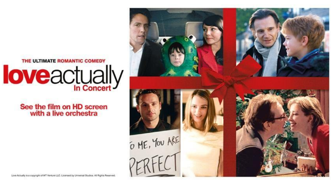 Love Actually Live in Concert Tour Dates & Tickets 2022 Ents24