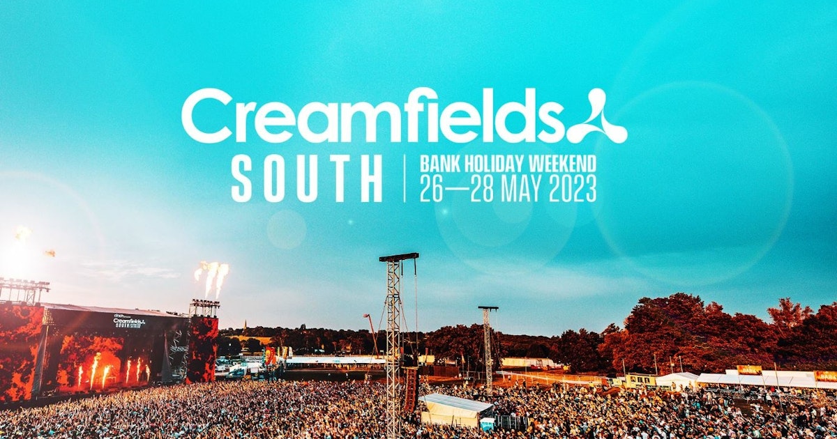 Creamfields South 2023 Chelmsford Tickets at Hylands Park on 26th May