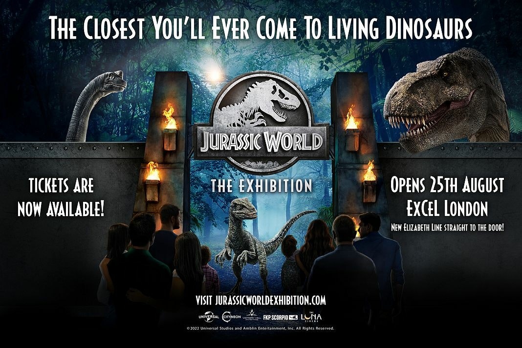 Jurassic World The Exhibition London Tickets at ExCeL on 24th August 2022 | Ents24