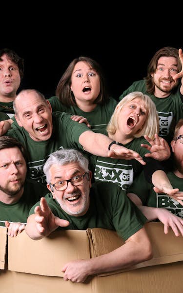 Improv Comedy With Box of Frogs