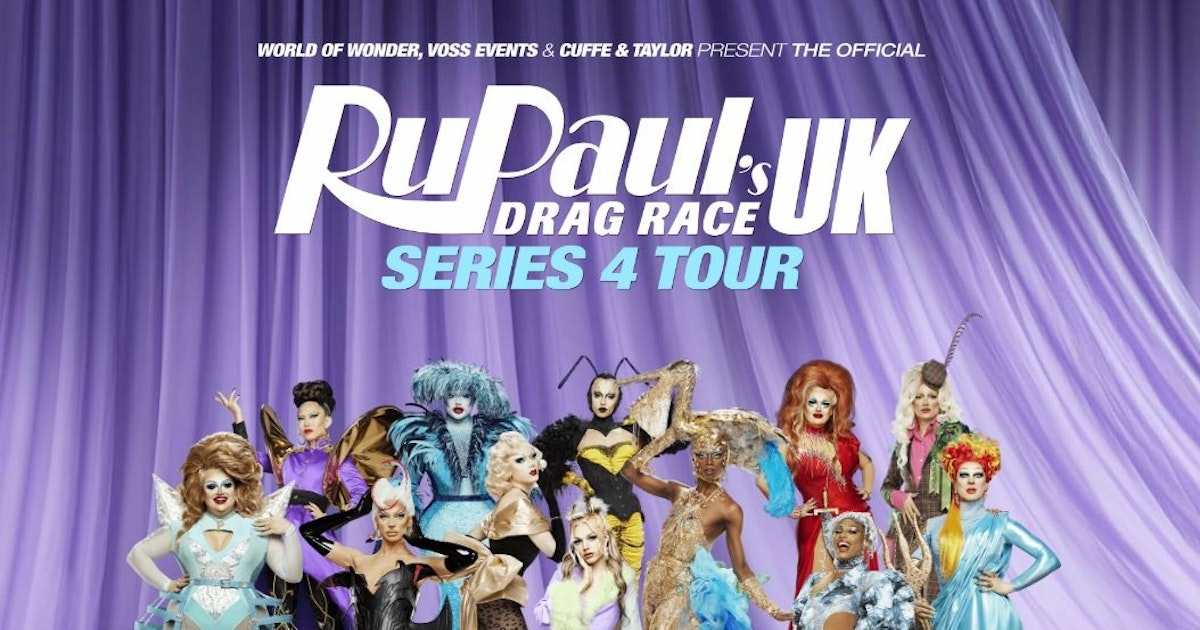 rupaul drag race uk tour vip tickets