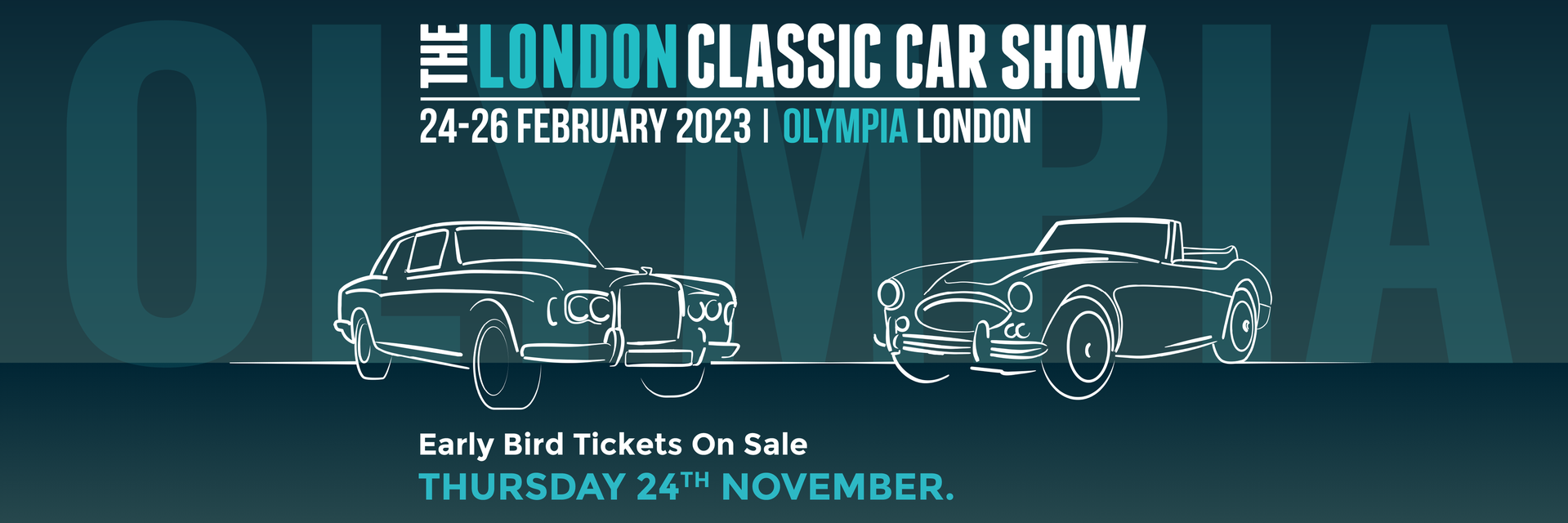 The London Classic Car Show Tickets at London Olympia on 24th February