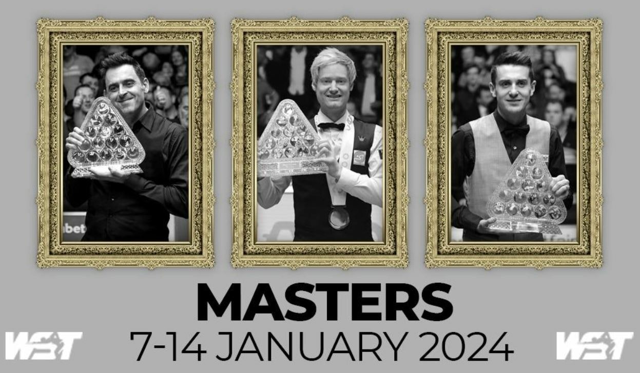Cazoo Masters Snooker 2024 London Tickets at Alexandra Palace on 7th January 2024 Ents24
