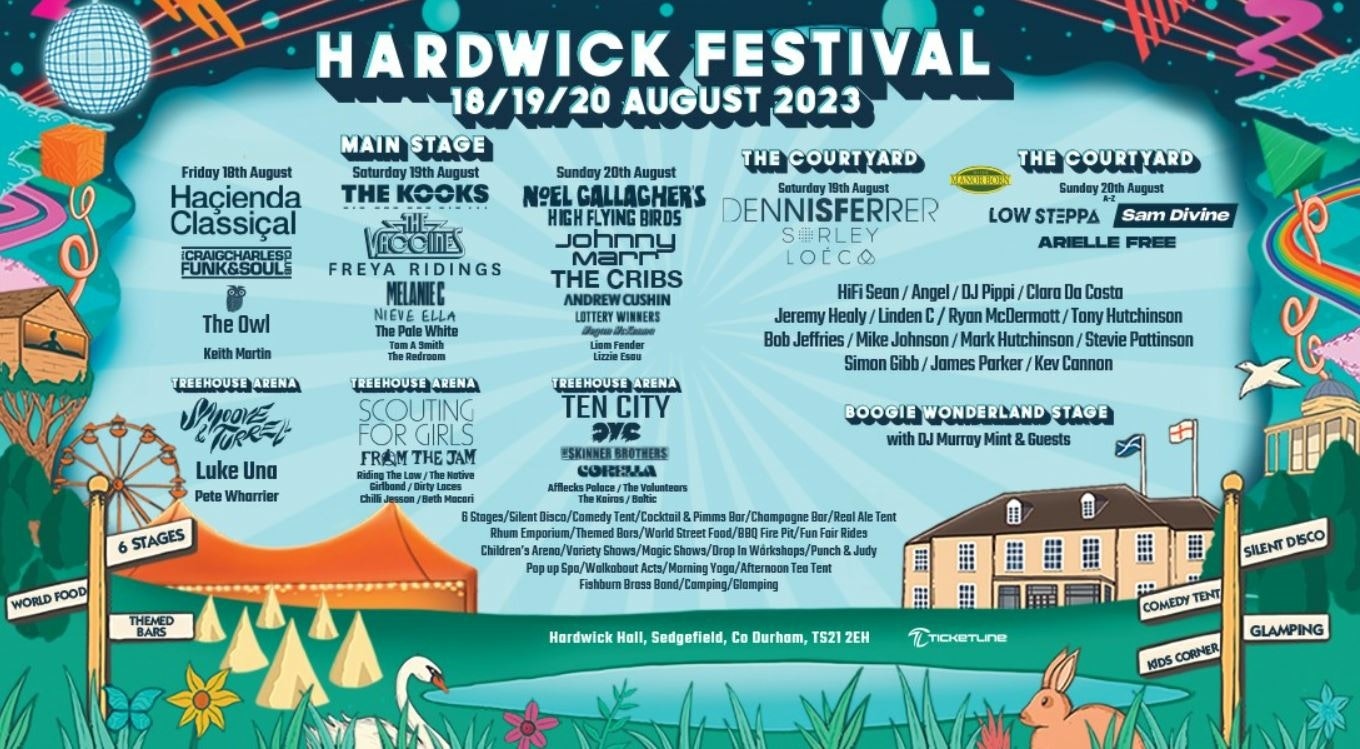 Hardwick Festival 2023 Sedgefield Tickets at Hardwick Hall Hotel on