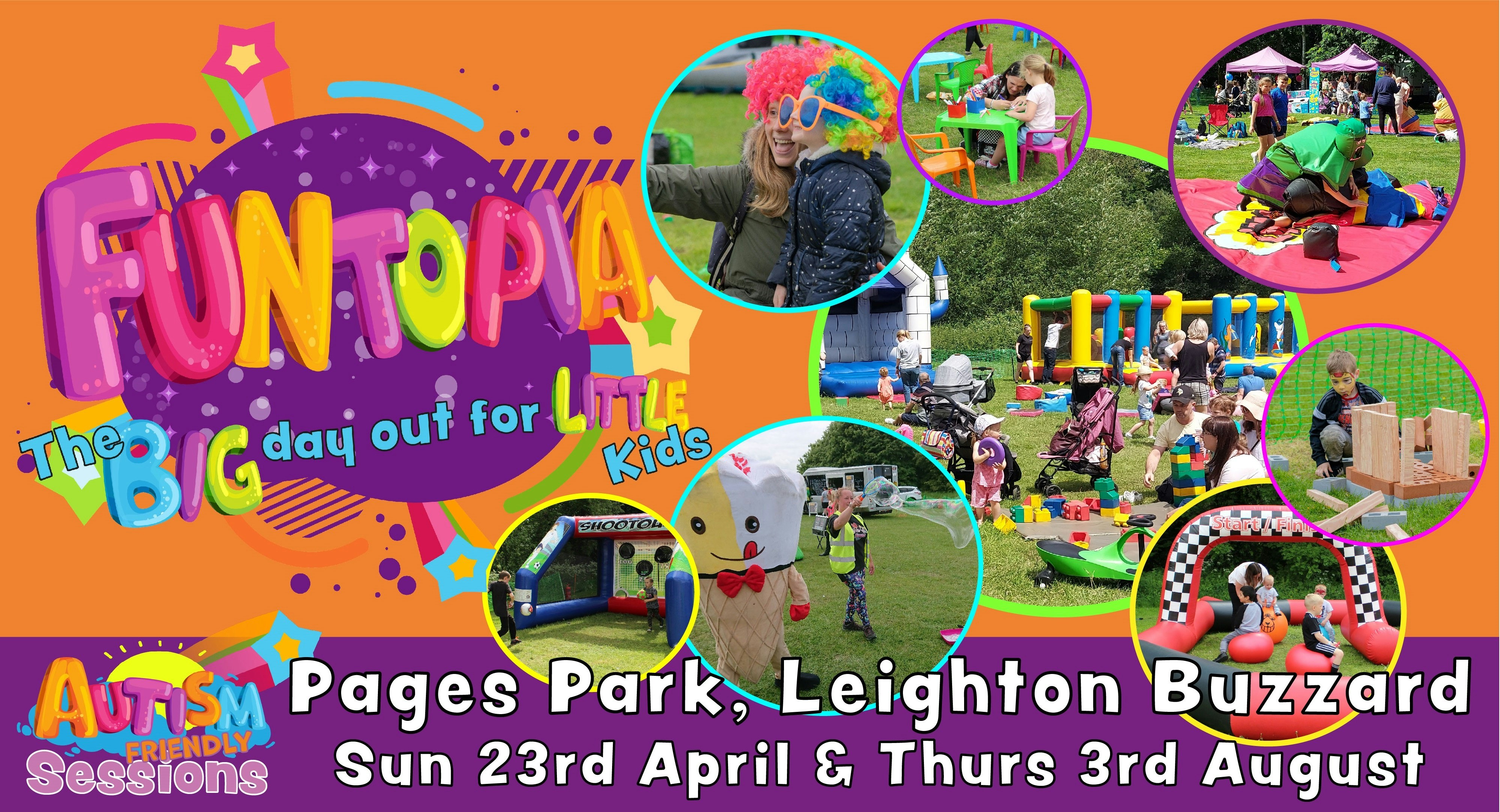 Funtopia at Leighton Buzzard Leighton Buzzard Tickets at Pages Park on