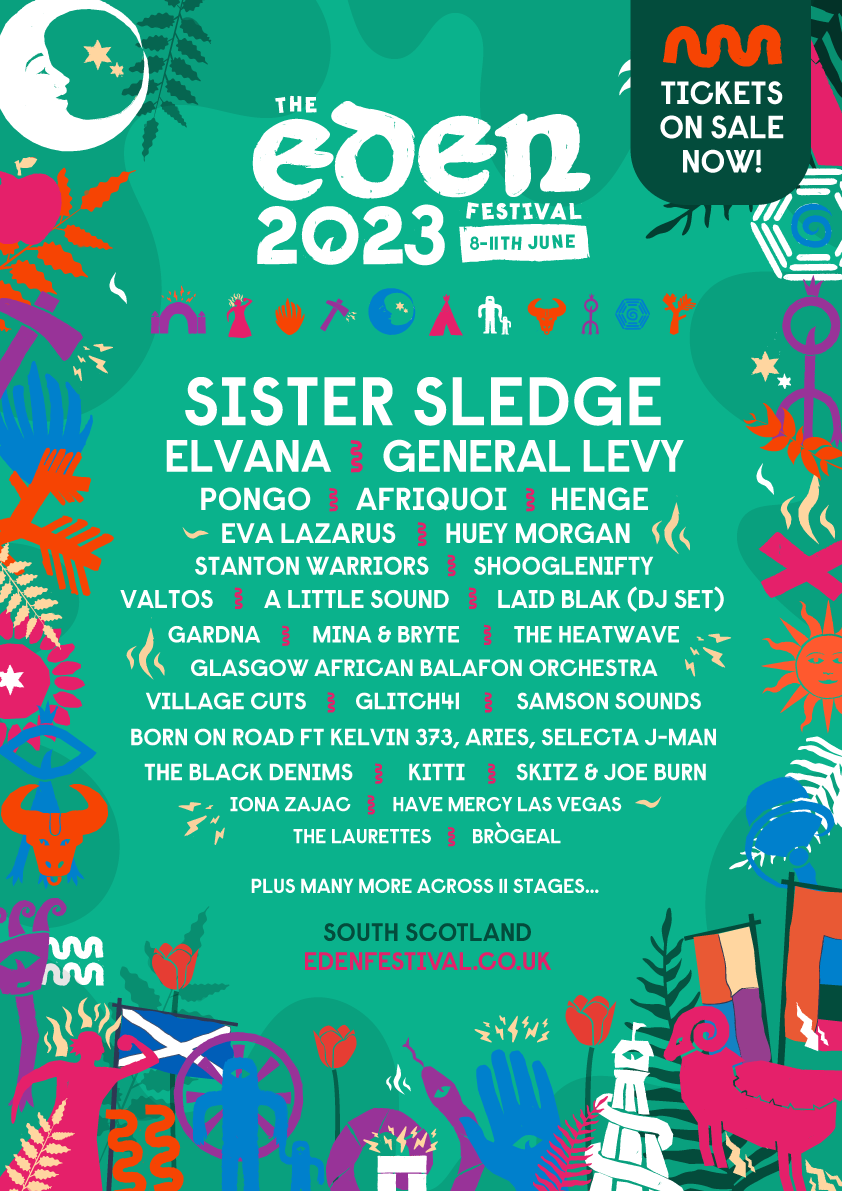 The Eden Festival 2023 Dumfries And Galloway Tickets at Raehills