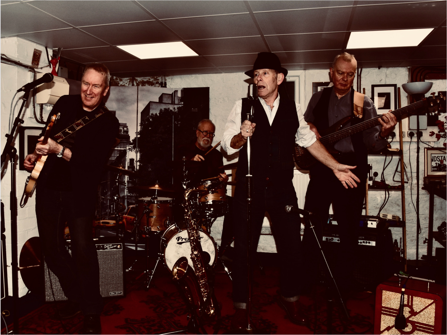 The Tigermen at the Old Poets Corner...