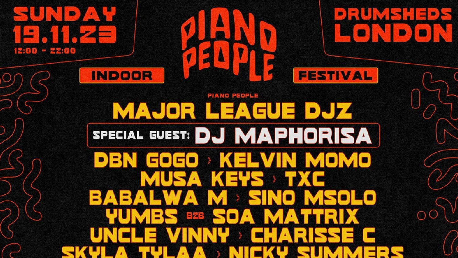 Piano People Indoor Festival London Tickets at The Drumsheds on 19th November 2023 | Ents24