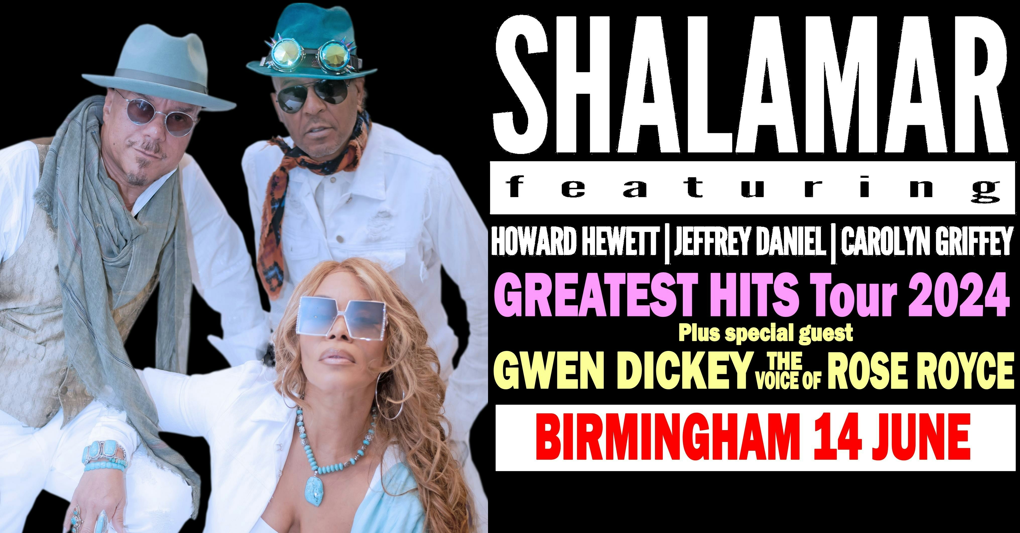 Shalamar Greatest Hits Tour 2024 Birmingham Tickets at Symphony Hall on