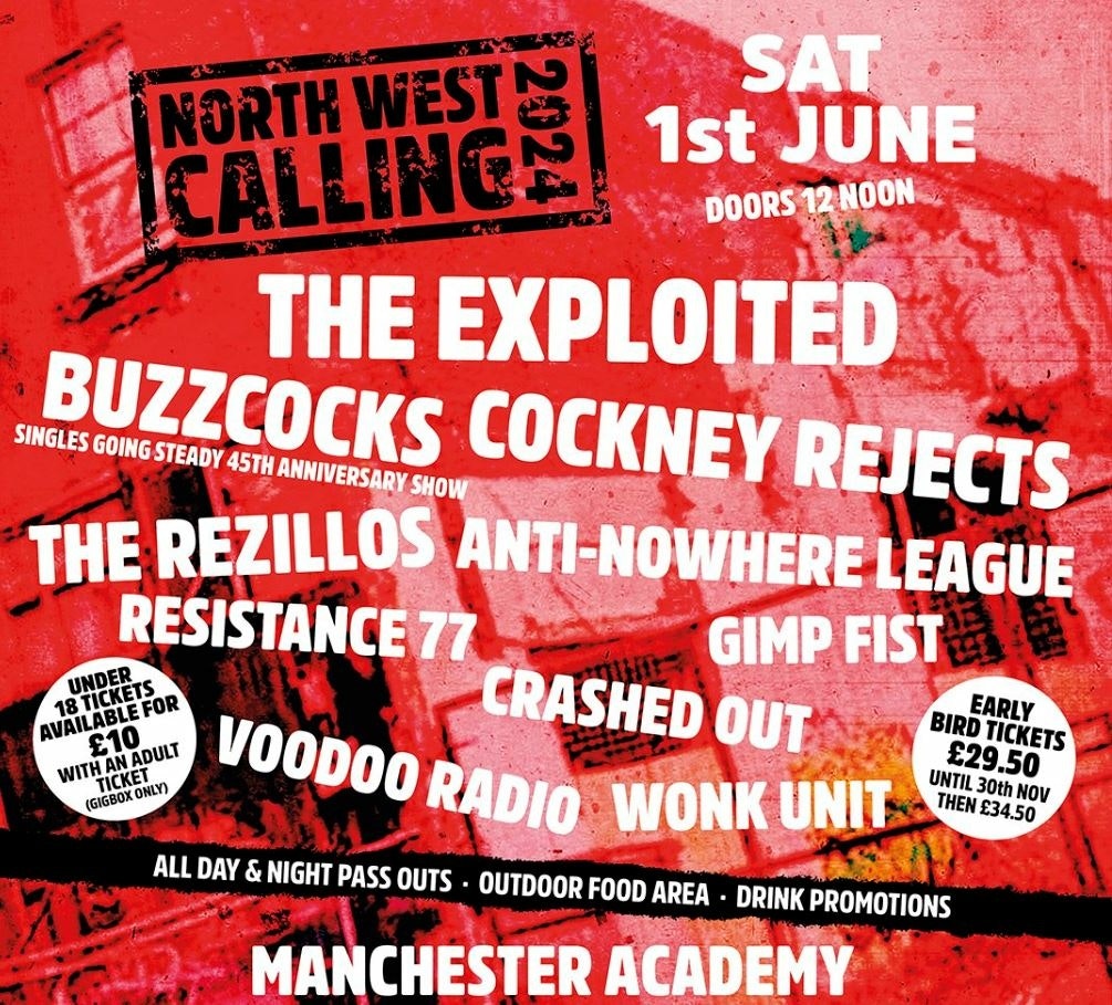 North West Calling 2024 Tickets at Manchester Academy on 1st June 2024