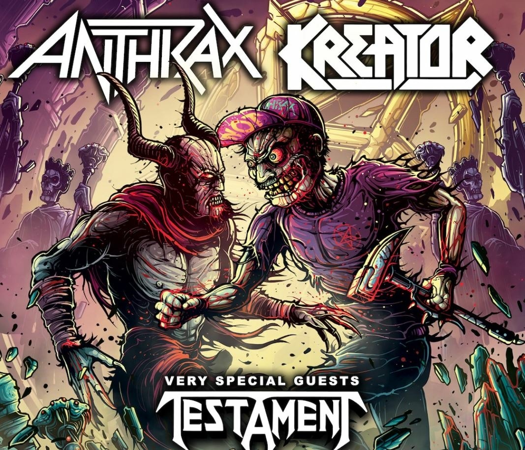 Anthrax, Kreator Tickets at O2 Apollo Manchester on 21st November 2025