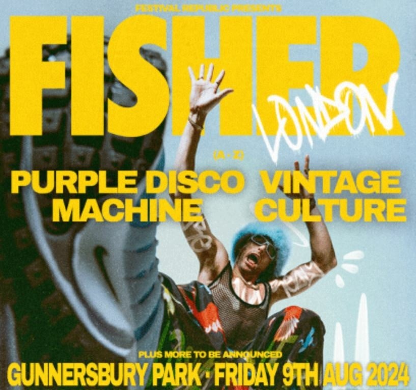 Fisher London Tickets at Gunnersbury Park on 9th August 2024 Ents24