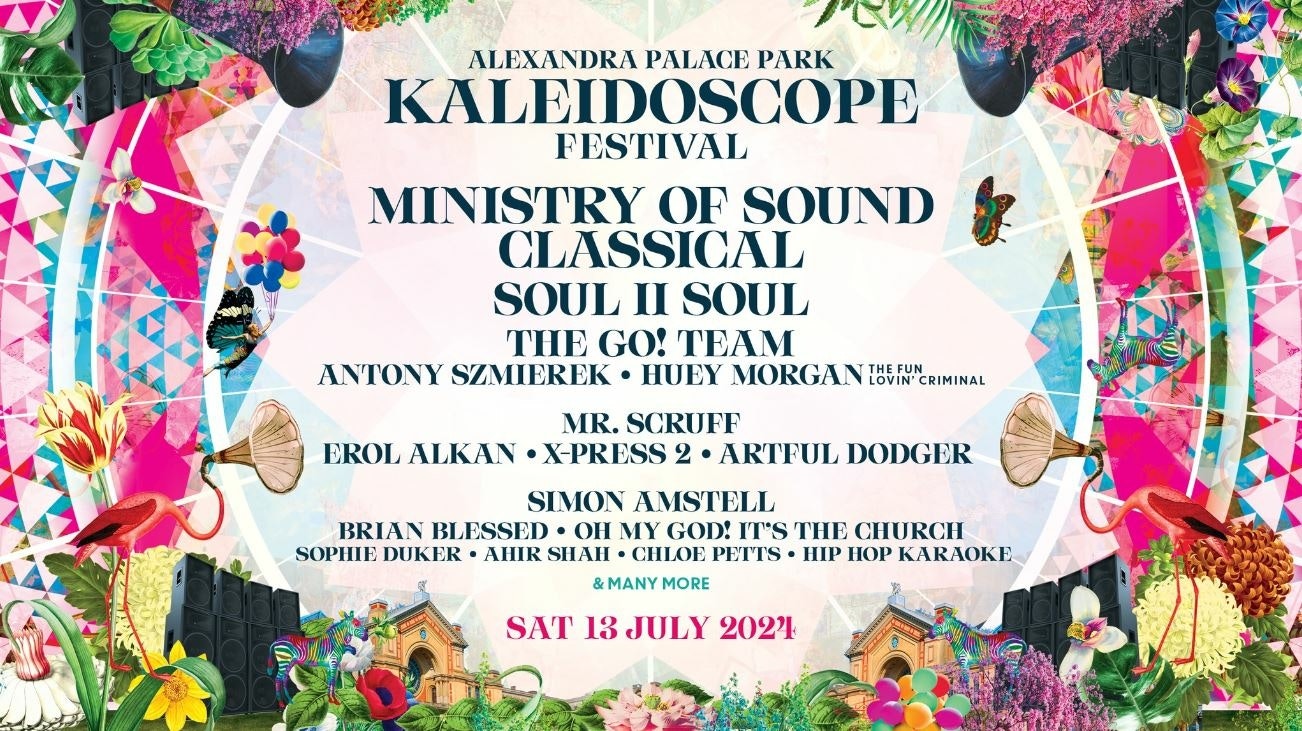 Kaleidoscope Festival 2025 London Tickets at Alexandra Palace on 13th