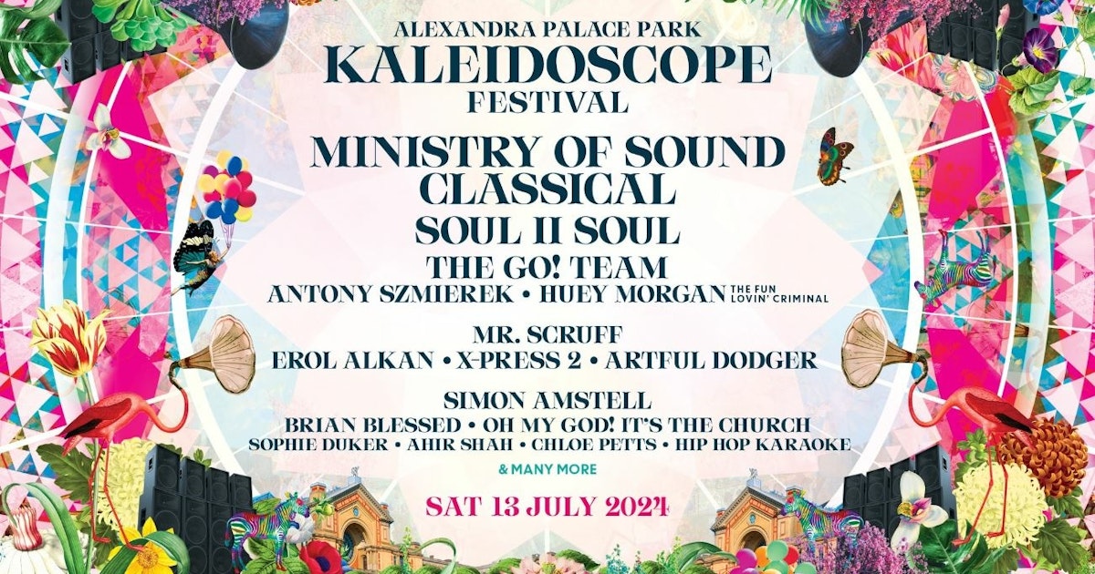 Kaleidoscope Festival 2024 London Tickets at Alexandra Palace on 13th