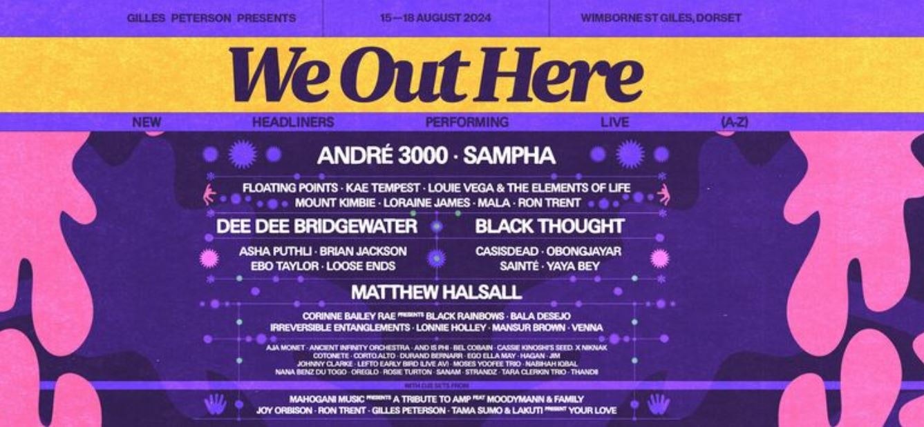 We Out Here Festival 2024 Wimborne St Giles Tickets at St Giles House