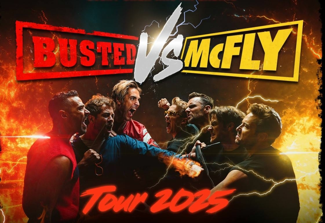 Busted, McFly Manchester Tickets at The AO Arena on 18th October 2025