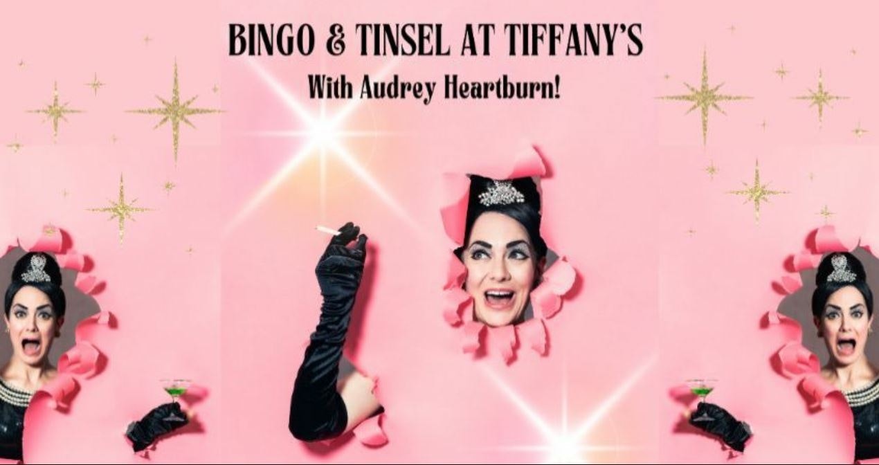 Bingo & Tinsel at Tiffany's with Audrey...