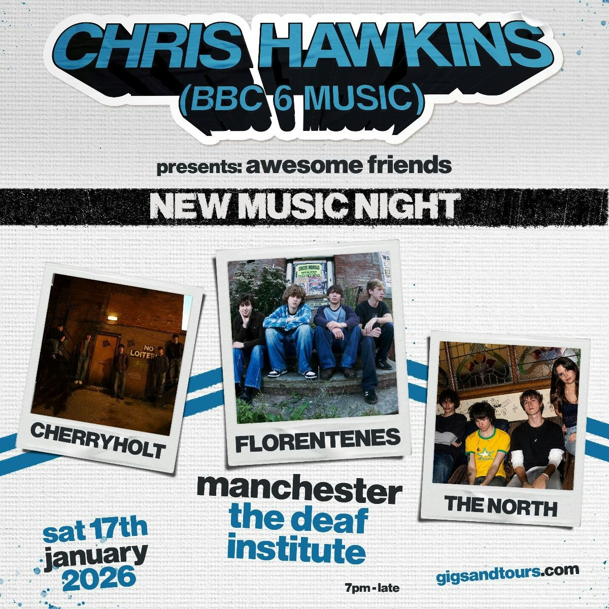Chris Hawkins (BBC 6 Music) presents Awesome Friends