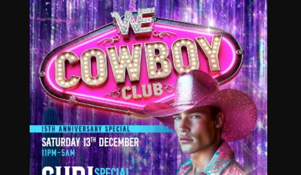 WE Party London - Cowboy Club 15th Anniversary